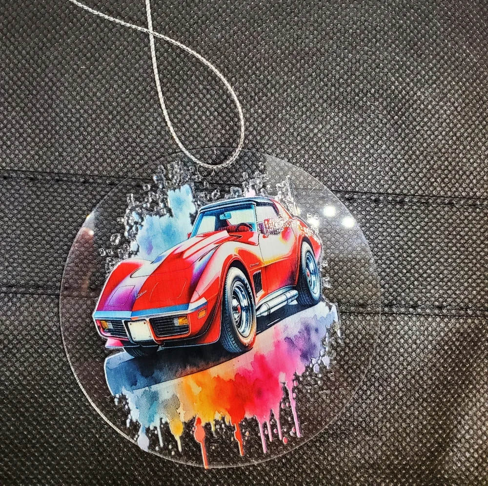 B2G1F 12pc Racecar Christmas Ornament Set, New